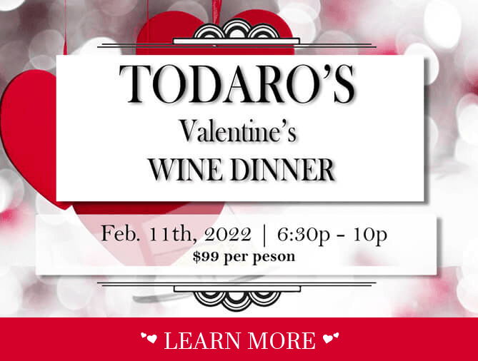 Valentine's Wine Dinner | Todaros